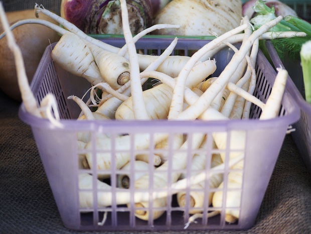 Parsnips at the Willunga Farmers Market by The Hungry Australian