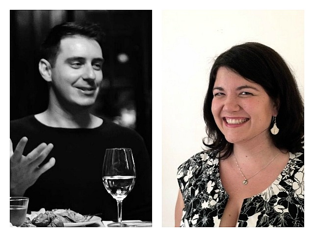 Speakers - Damien Condon from Lucid Media and Claire Davie from Melbourne Gastronome